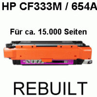 Premium Toner kompatibel HP (CF333A / 654A) Magenta...