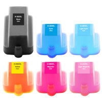 6-er Multipack Premium Drucker-Patronen kompatibel HP...