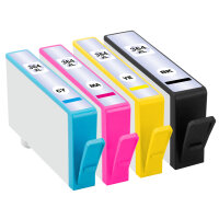 4-er Multipack Premium Drucker-Patronen kompatibel HP...