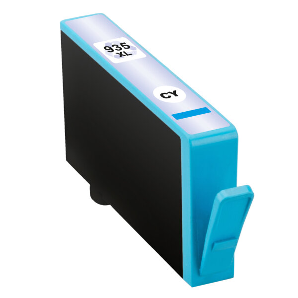 Premium Drucker-Patrone kompatibel HP (935XL / C2P24AE) Cyan 9,5ml