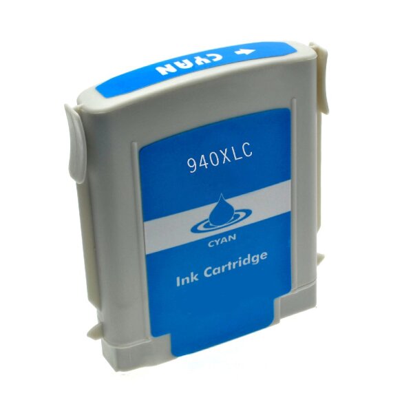 Premium Drucker-Patrone kompatibel HP (Nr.940XL / C4907AE) Cyan 28ml