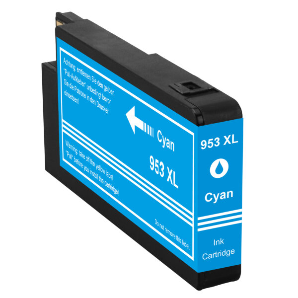 Premium Drucker-Patrone kompatibel HP (Nr.953XL) Cyan 27ml