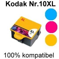 Premium Drucker-Patrone kompatibel Kodak (Nr.10XL) Color...