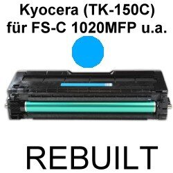 Premium Toner kompatibel Kyocera (TK-150C) Cyan 6.000 Seiten