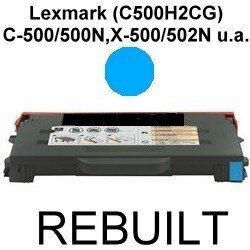 Premium Toner kompatibel Lexmark (C500H2CG) Cyan 3.000 Seiten
