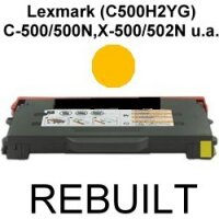 Premium Toner kompatibel Lexmark (C500H2YG) Yellow 3.000...