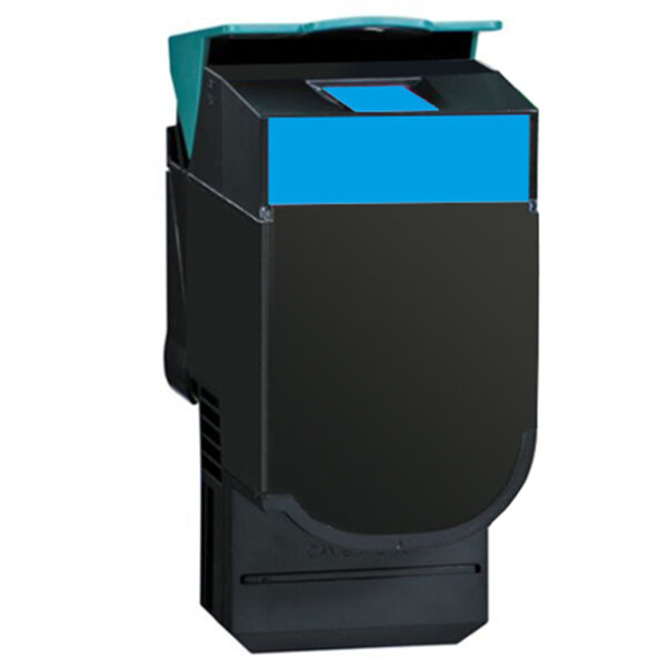 Premium Toner kompatibel Lexmark (802SC) Cyan 2.000 Seiten