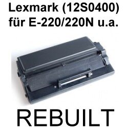 Premium Toner kompatibel Lexmark (12S0400) 2.500 Seiten