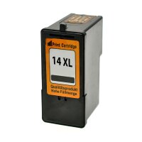 Premium Drucker-Patrone kompatibel Lexmark (Nr.14A) Black...