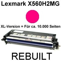 Premium Toner kompatibel Lexmark (X560H2MG) Magenta...