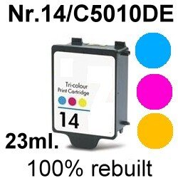 Premium Drucker-Patrone kompatibel HP (Nr.14 / C5010DE) Color 23ml