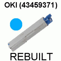 Premium Toner kompatibel Oki (43459371) Cyan 2.500 Seiten