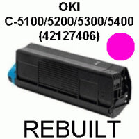 Premium Toner kompatibel Oki (42127406) Magenta 5.000 Seiten