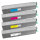Premium Multipack Toner kompatibel Oki (44643001+44643002+44643003+44643004) BK+C+M+Y, 7.000/7.300 Seiten