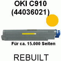 Premium Toner kompatibel Oki (44036021) Yellow 15.000 Seiten
