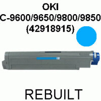 Premium Toner kompatibel Oki (42918915) Cyan 15.000 Seiten