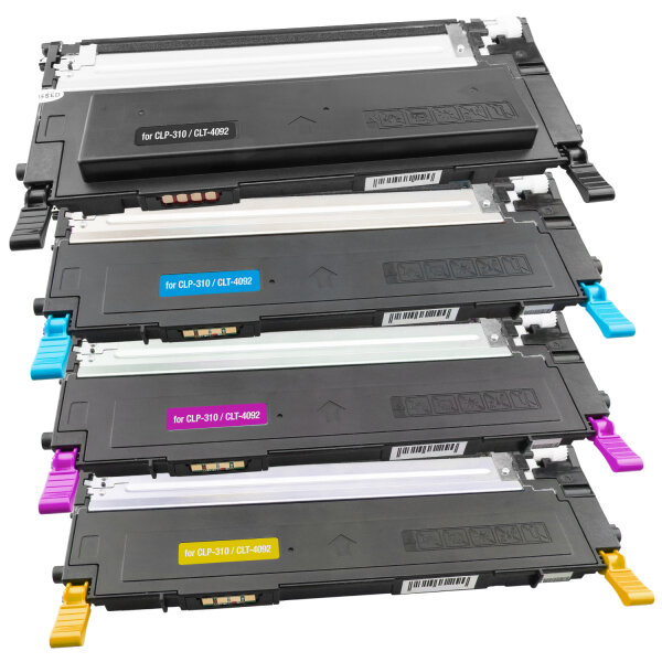 Premium Multipack Toner kompatibel Samsung (CLT-P407) BK+C+M+Y, 1.500/1.000 Seiten