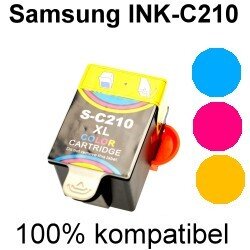 Premium Drucker-Patrone kompatibel Samsung (INK-C210) Color 38ml