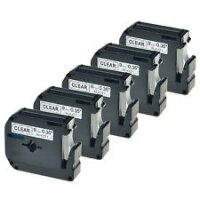 5x Premium Schriftbänder kompatibel Brother (M-K121)...