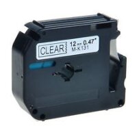 Premium Schriftband kompatibel Brother (M-K131) Schwarz...