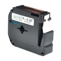 Premium Schriftband kompatibel Brother (M-K221) Schwarz...