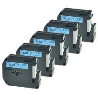 5x Premium Schriftbänder kompatibel Brother (M-K521)...