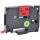Premium Schriftband kompatibel Brother (Tze-431) Schwarz auf Rot, 12mm x 8m, laminiert