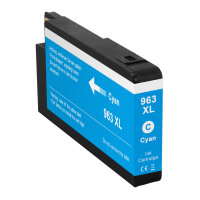 Premium Drucker-Patrone kompatibel HP (Nr.963XL) Cyan 27ml