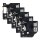 5x Premium Schriftbänder kompatibel Dymo D1 (40913) Schwarz auf Weiss, 9mm x 7m