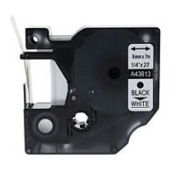Premium Schriftband kompatibel Dymo D1 (43613) Schwarz...