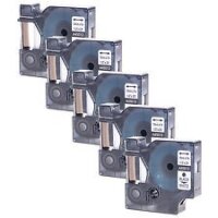 5x Premium Schriftbänder kompatibel Dymo D1 (45013)...