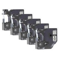5x Premium Schriftbänder kompatibel Dymo D1 (45021)...