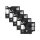 5x Premium Schriftbänder kompatibel Dymo D1 (45803) Schwarz auf Weiss, 19mm x 7m