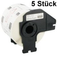 5x Premium Etiketten kompatibel Brother (DK-11209)...