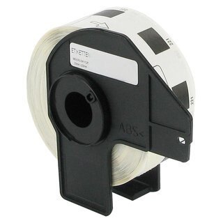 Premium Etiketten kompatibel Brother (DK-11221) Quadratisch 23mm x 23mm, 1000 Etiketten/Rolle, Weiss, permanent klebend