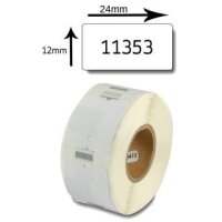 Premium Etiketten kompatibel Dymo (11353) Rechteckig 13mm...