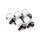 5x Premium Etiketten kompatibel Brother (DK-22243) Endlos 102mm x 30,48m, 1 Rolle - 30,48 Meter, Weiss, permanent klebend