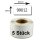 5x Premium Etiketten kompatibel Dymo D1 (99012) Rechteckig 36mm x 89mm, 260 Etiketten/Rolle, Weiss, permanent klebend