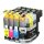 Premium Multipack Drucker-Patronen kompatibel Brother (LC-227XL/LC-225XL) BK+C+M+Y, 30ml/15ml