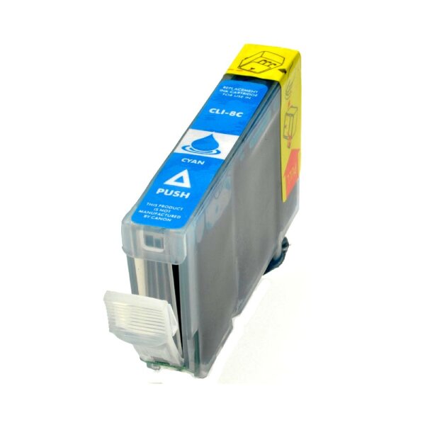 Premium Drucker-Patrone kompatibel Canon (CLI-8C) Cyan 14,5ml.