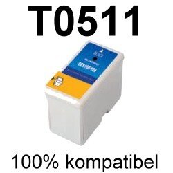 Premium Drucker-Patrone kompatibel Epson (T0511) Black