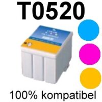 Premium Drucker-Patrone kompatibel Epson (T0520) Color