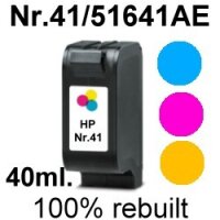Premium Drucker-Patrone kompatibel HP (Nr.41 / 51641AE)...