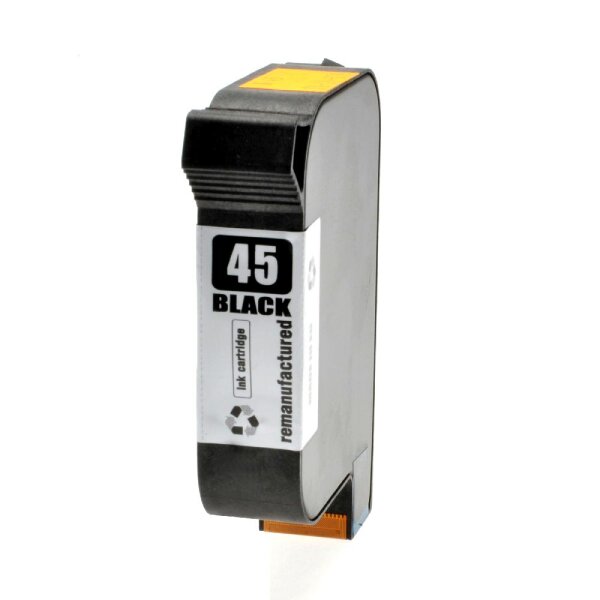 Premium Drucker-Patrone kompatibel HP (Nr.45 / 51645AE) Black 42ml