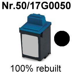 Premium Drucker-Patrone kompatibel Lexmark (17G0050 / Nr.50) Black 30ml