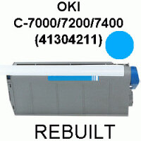 Premium Toner kompatibel Oki (41304211) Cyan 10.000 Seiten