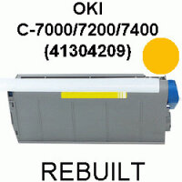 Premium Toner kompatibel Oki (41304209) Yellow 10.000 Seiten