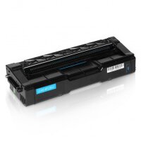 Premium Toner kompatibel Ricoh (407717) Cyan 6.000 Seiten
