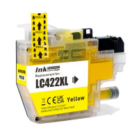 Premium Drucker-Patrone kompatibel Brother (LC-422 XL Y)...