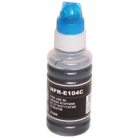 Premium Drucker-Patrone kompatibel Epson (104) Cyan 70ml.
